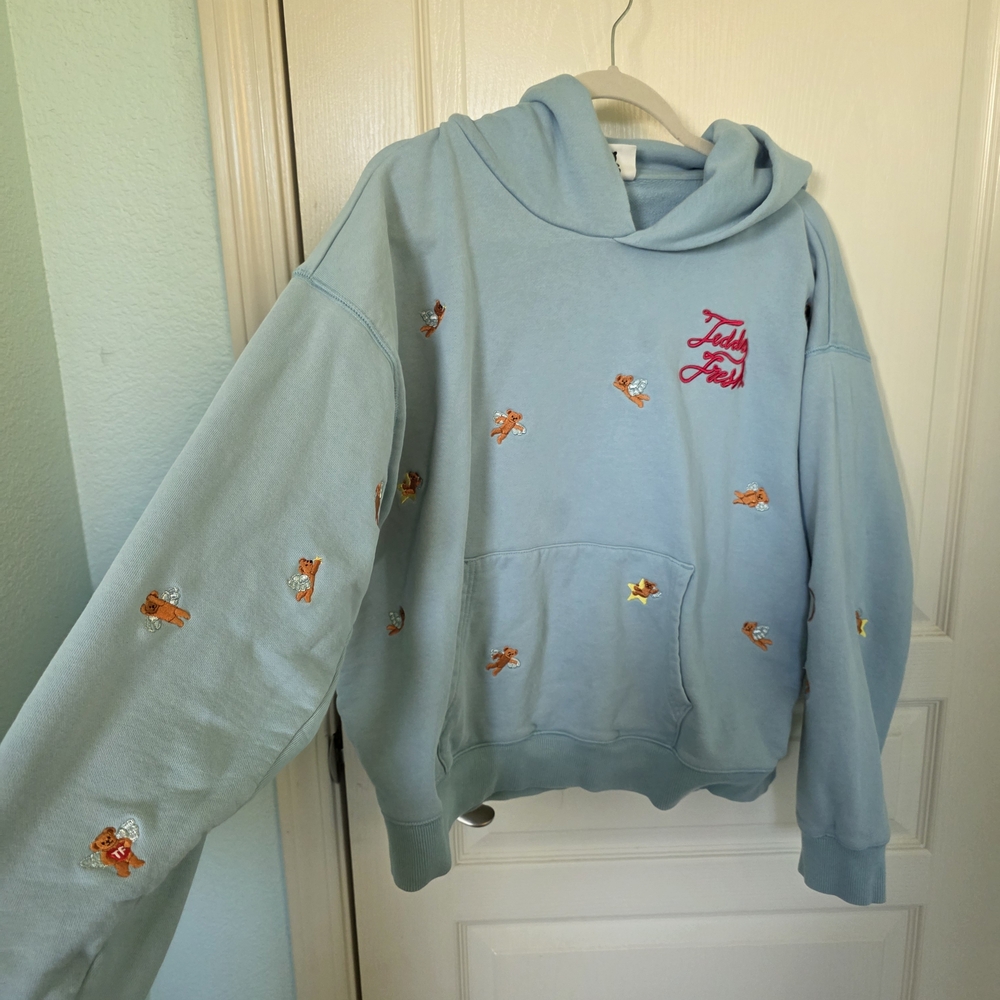 Teddy Fresh Sky Blue Hoodie
